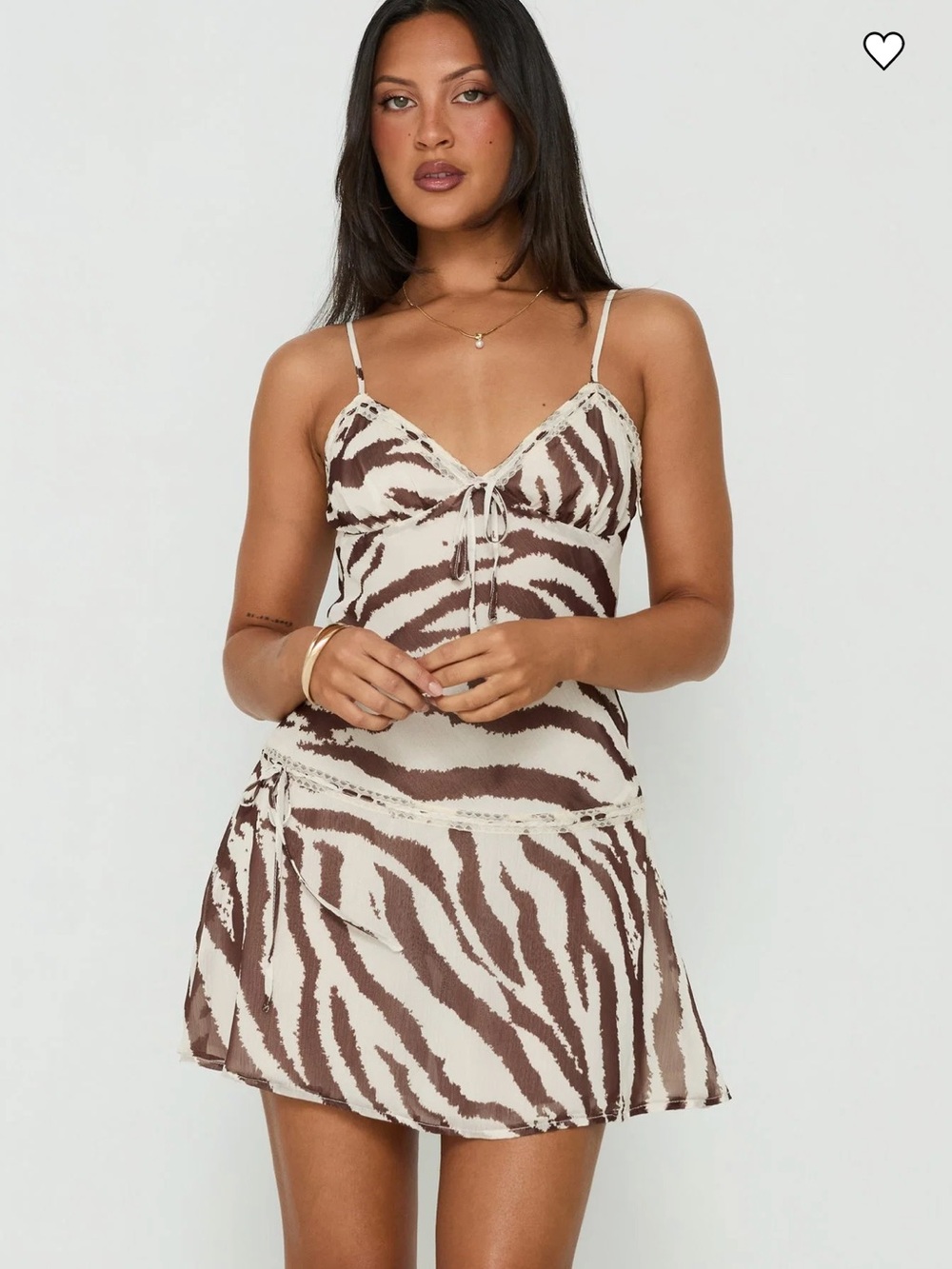 Princess Polly zebra print dress